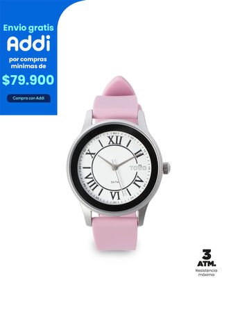 Reloj Analógico Hanna Color Rosado Totto