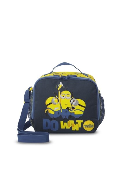 Lonchera Térmica Para Niño Banana Minions Grande Azul