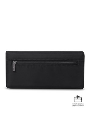 Billetera Para Mujer Adelaide 2 Con RFID Blocker Negra