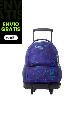Maleta Para Niño Con Ruedas Skl Grande Azul Totto