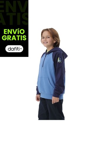 Buzo Para Niño Fede Abierto Color Azul Totto