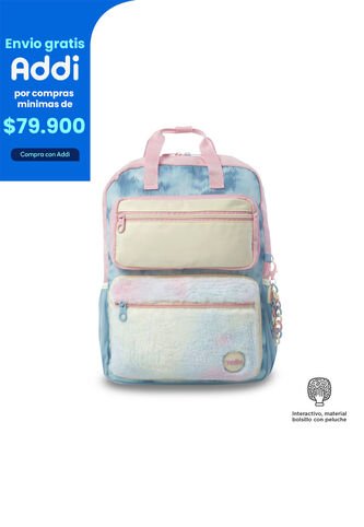 Morral Para Niña Bloum Mediano Color Azul Totto
