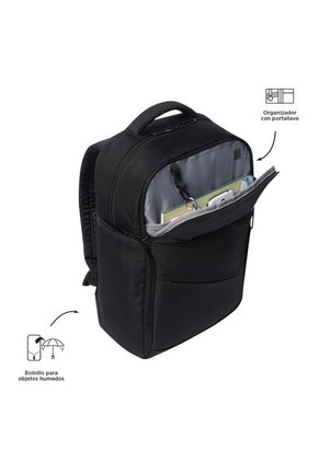 Morral Ejecutivo Porta PC 16" Slant Negro Hombre