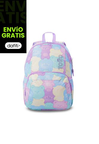 Morral Universitario Ometto 2.0 Print Mujer Estampado De Osos Totto