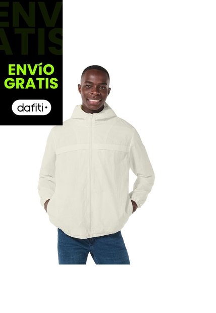 Chaqueta Casual Para Hombre Ice Solid Liviana Blanca