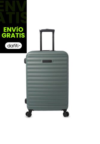 Maleta De Viaje Mediana 360 Helios 2.0 Verde/Negra Totto