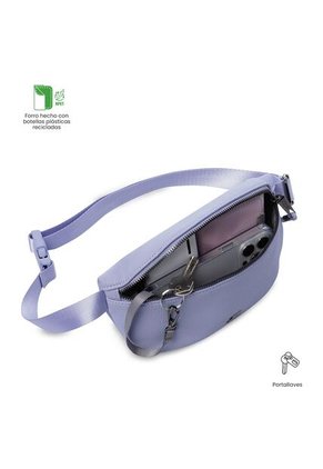 Riñonera Para Mujer Smooth Color Morada