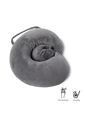 Almohada De Viaje Memory Foam Jet Pillow Color Gris de Totto