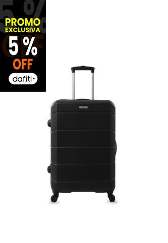 Maleta De Viaje Mediana 360 Rayatta Negra Totto