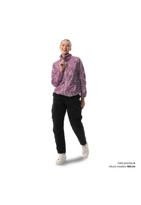 Chaqueta Cortavientos Para Mujer Clickout Morado