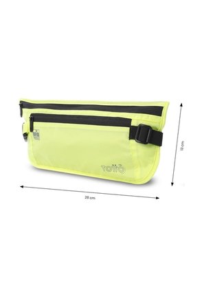 Canguro Invisible De Viaje Security Con RFID Blocker Verde
