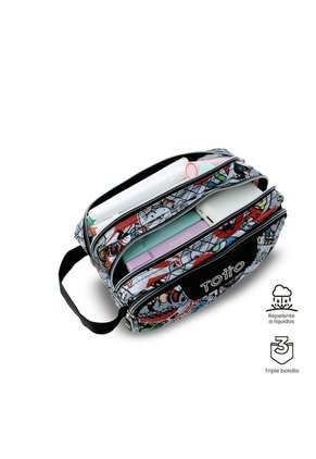 Cartuchera Multiuso Agapec Grande Gris Hombre