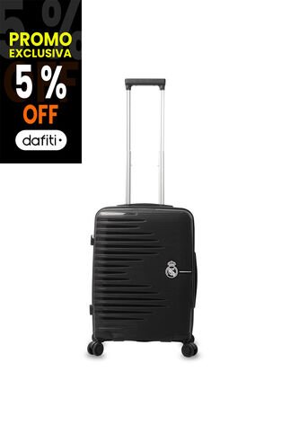Maleta De Cabina 360 Real Madrid 10 Kilos Negra Totto