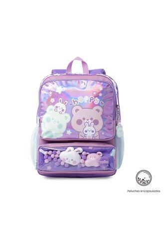 Morral Para Niña Friends Party Mediano Color Morado Totto