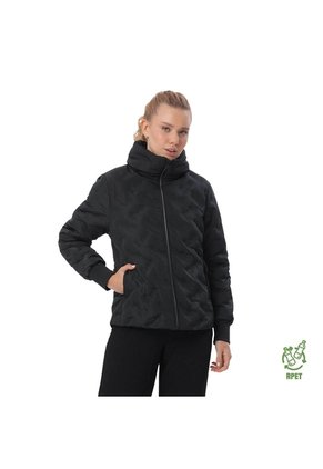 Chaqueta Acolchada Para Mujer Bab Negra