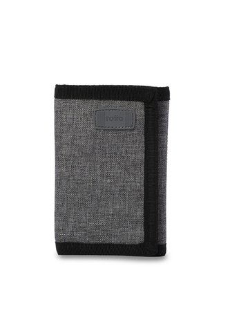 Billetera Hombre Riva Mediana Con RFID Blocker Gris Totto