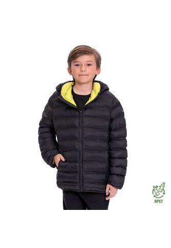 Chaqueta Para Niño Colorkid 2.0 Acolchada Color Negra Totto