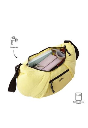 Bolso Banana Bag Para Mujer Escandinavia Mediano Amarillo
