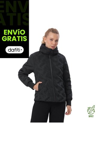 Chaqueta Acolchada Para Mujer Bab Negra Totto