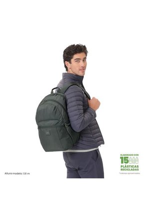 Morral Universitario Trik 2.0 Porta PC 15" Verde Hombre