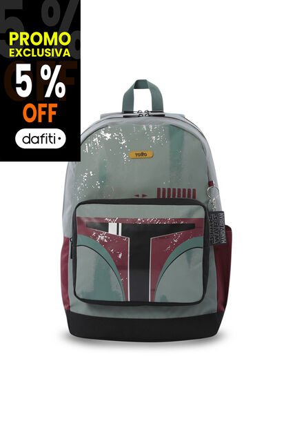 Morral Para Hombre Star Wars Boba Fett Grande Verde