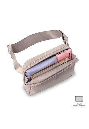 Riñonera Mujer Freya Pequeña Color Beige