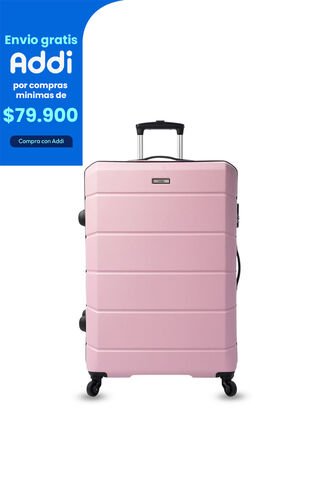 Maleta De Viaje Grande 23 Kilos 360 Rayatta Rosada Totto