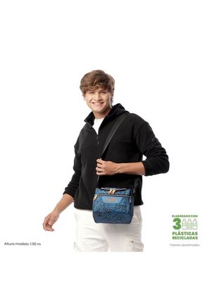 Lonchera Térmica Para Hombre Pizarra Mediano Azul