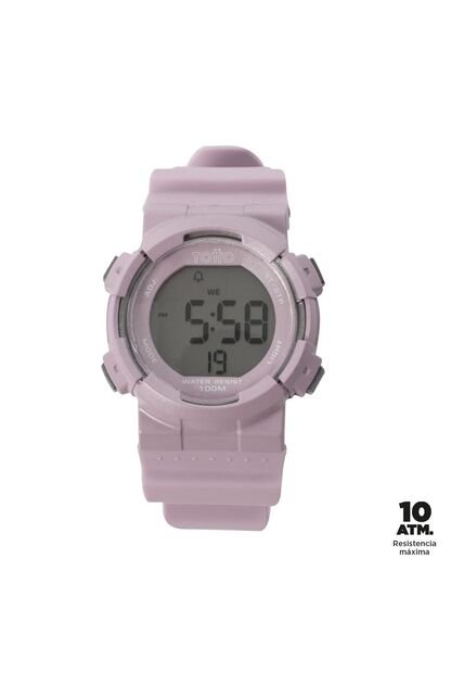 Reloj Digital Pixel Color Rosado