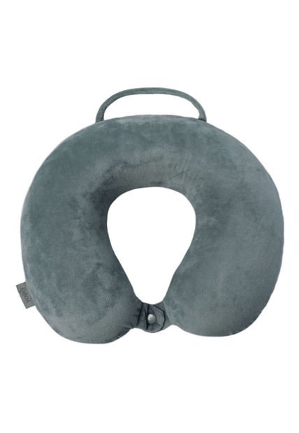 Almohada De Viaje Memory Foam Jet Pillow Gris