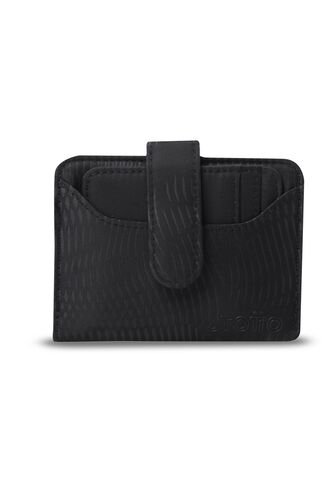 Billetera Para Mujer Texture Dull Con RFID Blocker Negra Totto