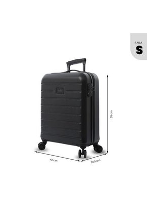 Maleta De Cabina 360 Harbor 10 Kilos Negra