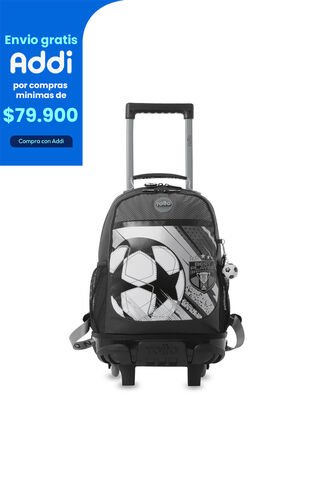 Maleta Para Niño Con Ruedas Champion Mediano Gris Totto