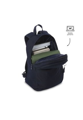 Morral Universitario Becky Porta PC 14" Azul Unisex