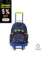 Maleta Para Niño Con Ruedas Dino Rock Grande Azul de Totto