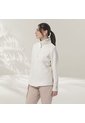 Buzo Con Cremallera Para Mujer Shorel Pullover Blanco Hueso de Totto