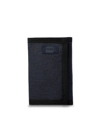 Billetera Hombre Riva Mediana Con RFID Blocker Azul Totto