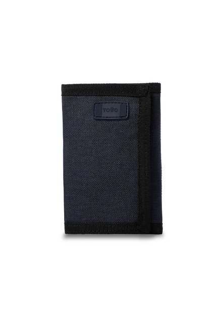 Billetera Hombre Riva Mediana Con RFID Blocker Azul