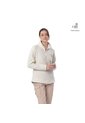 Buzo Con Cremallera Para Mujer Shorel Pullover Blanco Hueso de Totto