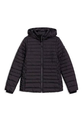 Chaqueta Acolchada Para Mujer Chalina 2 En 1 Negra