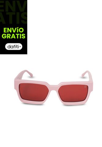 Gafas De Sol Cuadradas Adele Uv400 Rosadas Totto