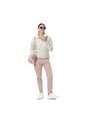 Buzo Con Cremallera Para Mujer Shorel Pullover Blanco Hueso de Totto