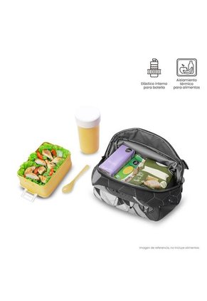 Lonchera Térmica Para Niño Champion Mediana Gris