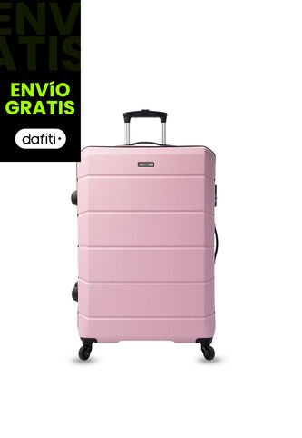 Maleta De Viaje Grande 23 Kilos 360 Rayatta Rosada Totto