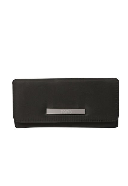 Billetera Adelaide 2 Con RFID Blocker Negra