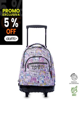 Maleta Para Niña Con Ruedas Porta PC 15.4