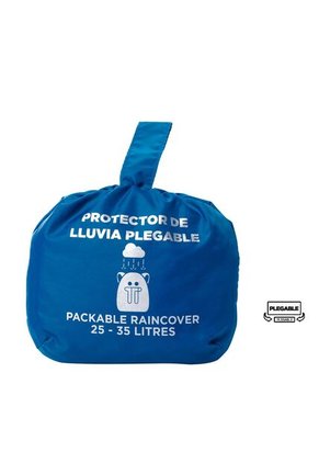 Forro Impermeable Rain Cover 2.0 Plegable Para Maleta Azul