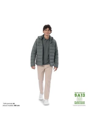 Chaqueta Acolchada 2 En 1 Para Hombre Atlantida Verde