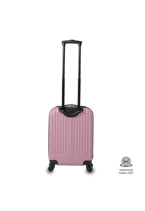 Maleta De Viaje Rocka S Cabina 10Kg Rosada Para Mujer Totto