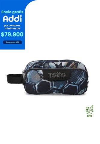 Cartuchera Multiuso Agapec Grande Negra Hombre Totto